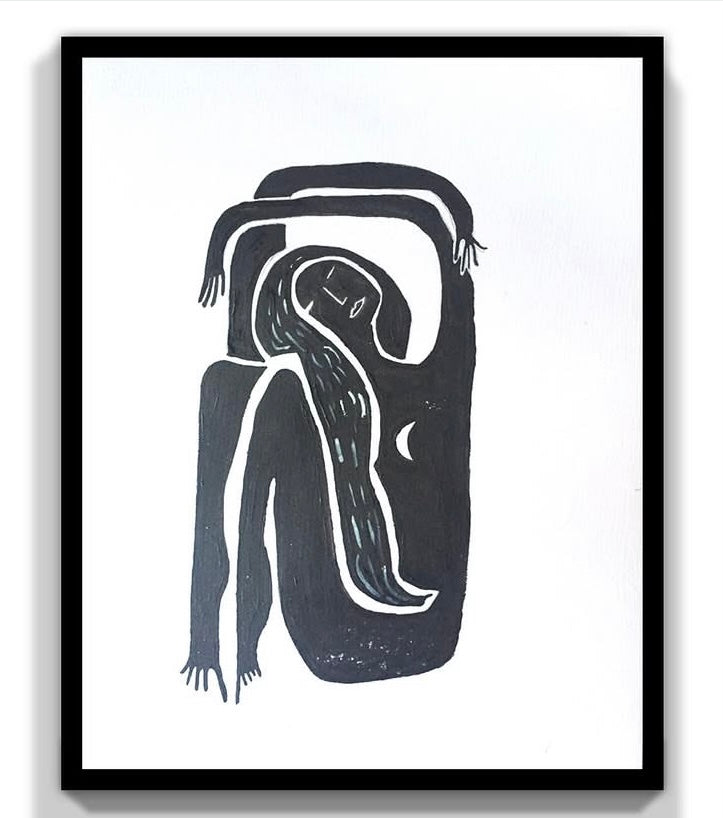 "Woman with Raised Arms"