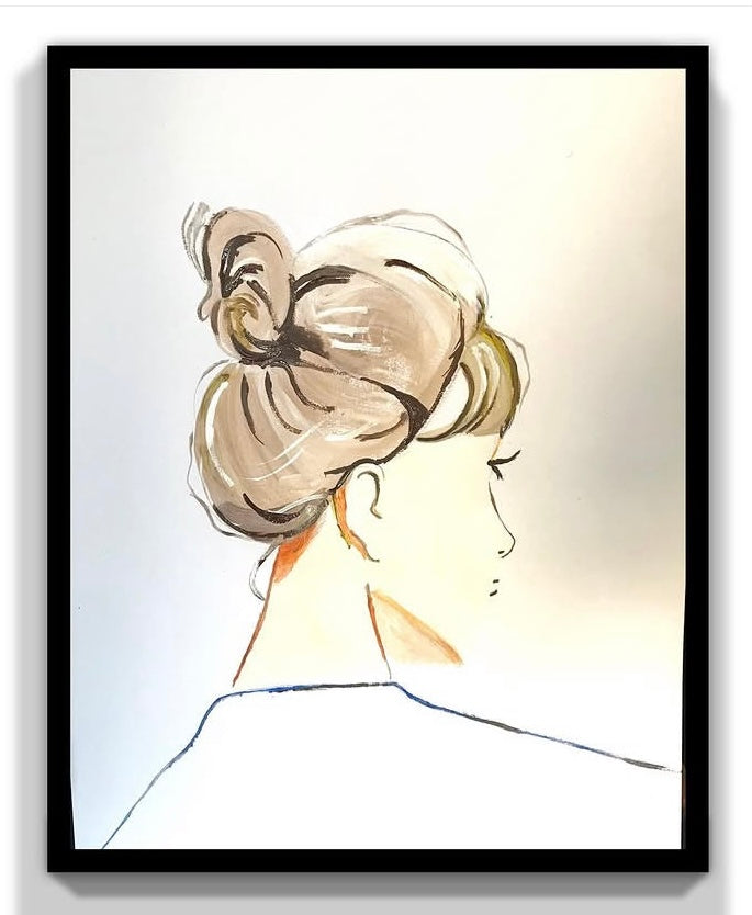 "Woman in Profile"