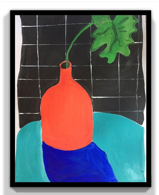 "Red vase"